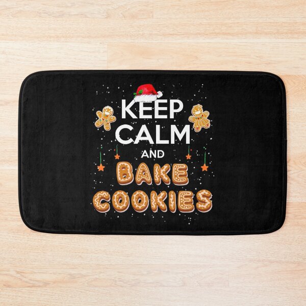 Item preview, Keep Calm And Bake Cookies Gingerbread Wear Mask Christmas Spirit designed and sold by Ngan-Jasmine.