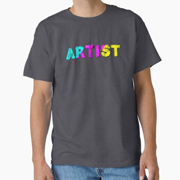 Item preview, Colorful ARTIST rainbow letters - grungy art - inspiration for artists designed and sold by thephoenixsoul.