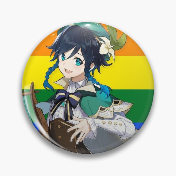 Item preview, venti genshin impact lgbtq+ gay art designed and sold by Firybew.