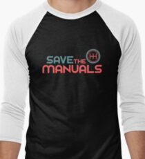Save The Manuals (6) Men's Baseball ¾ T-Shirt
