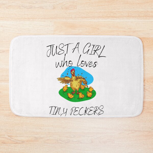Item preview, Just a Girl Who Loves Tiny Peckers T-Shirt, Chicken Shirt for Women T-Shirt, designed and sold by Unique styl  DeSigNe.