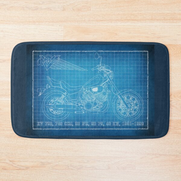 Item preview, Virago XV 750 Blueprint designed and sold by KlaraBubble.