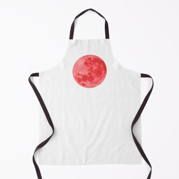 Item preview, Red gules scarlet carmine rouge redness full moon lunar night designed and sold by HappywithBest.