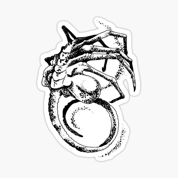 Facehugger Sticker