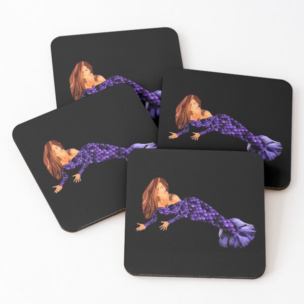 Item preview, La Sirena Mermaid in Purple designed and sold by janraydesigns.
