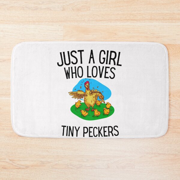 Item preview, Just a Girl Who Loves Tiny Peckers T-Shirt, Chicken Shirt for Women T-Shirt, designed and sold by Unique styl  DeSigNe.