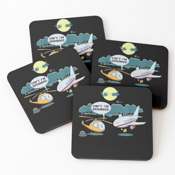 Item preview, Grounded - Funny Cool Helicopter Pilot Puns Jokes Sayings  designed and sold by AlvaShop.