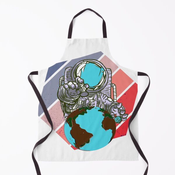 Item preview, Astronaut playing chess in retro style designed and sold by Merchandiser099.