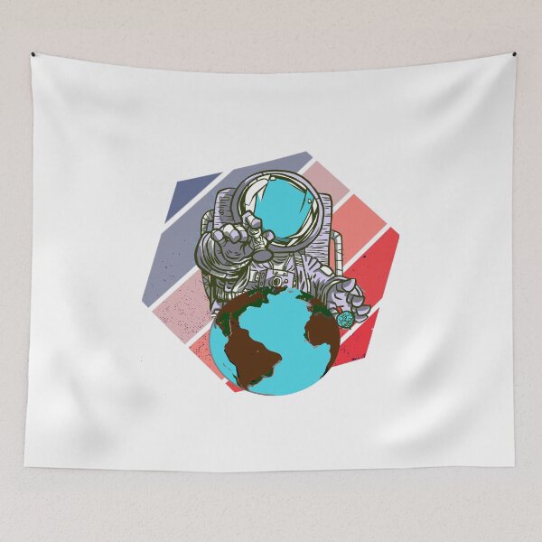Item preview, Astronaut playing chess in retro style designed and sold by Merchandiser099.