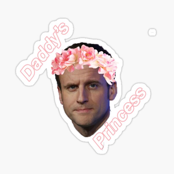 Emmanuel Macron La Princesse du Papa Sticker