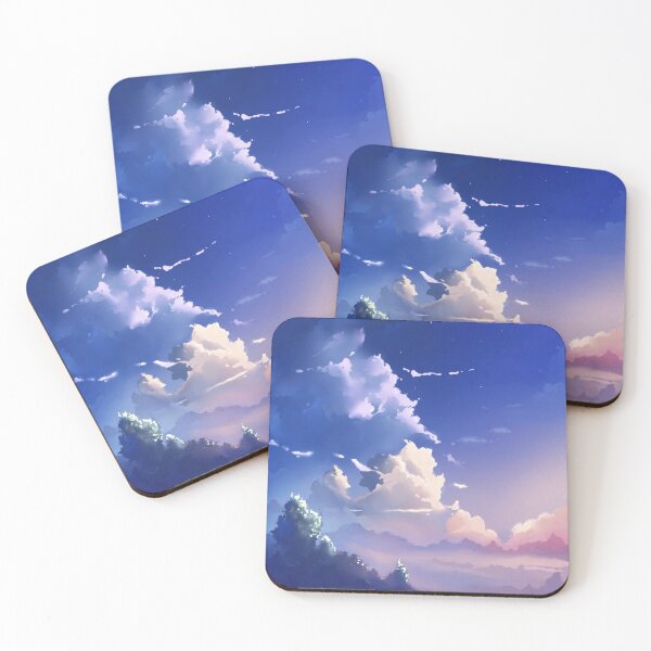 Item preview, Sky Anime Clouds Landscape HD  designed and sold by pompomcherryy.