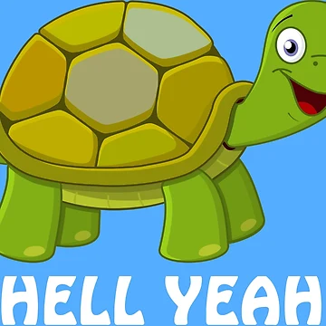 Artwork thumbnail, Shell Yeah!! Turtle by dzdn