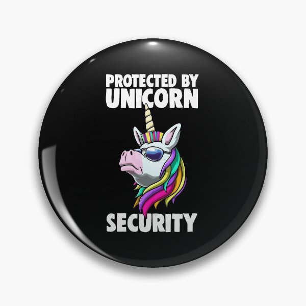 Item preview, Protected By Unicorn Security designed and sold by Bendthetrend.