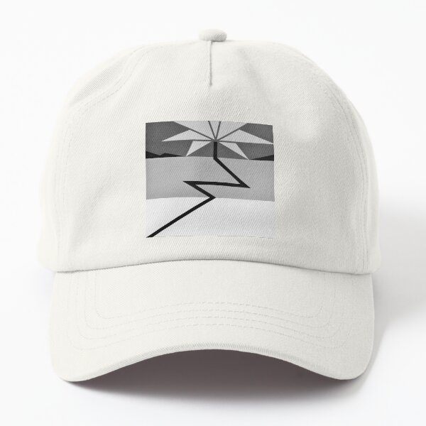 ELECTRIC PALM TREE - Beach Art Design (B&W) - scroll down Dad Hat