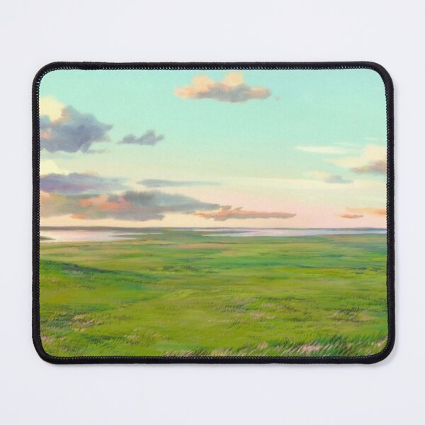 Item preview, Anime Landscape Green Clouds  designed and sold by pompomcherryy.