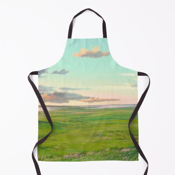 Item preview, Anime Landscape Green Clouds designed and sold by pompomcherryy.