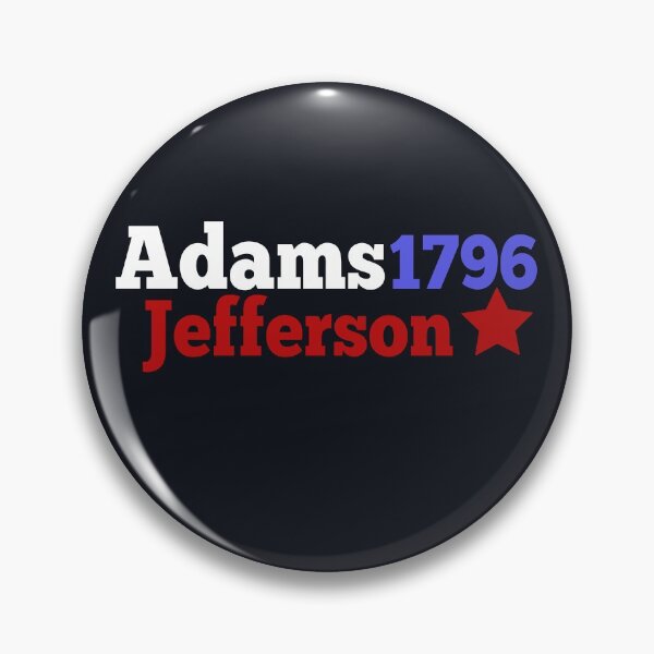 Item preview, John Adams and Thomas Jefferson Campaign for President Gift for History Buffs designed and sold by TrndSttr.