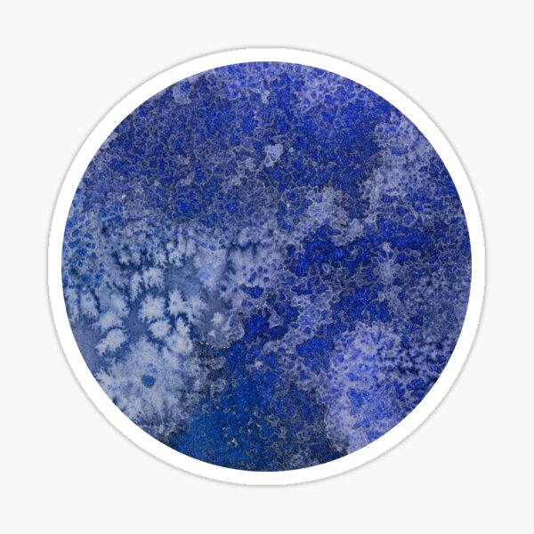 Lune saphir Sticker