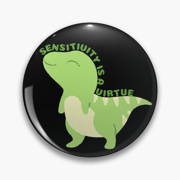Artikelvorschau, Sensibilität ist eine Tugend Niedlicher Dinosaurier entworfen und verkauft von HushedCreations.