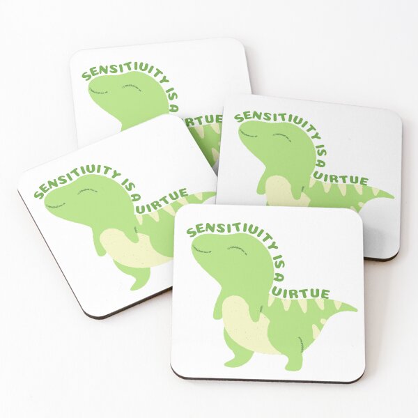 Item preview, Sensitivity Is A Virtue Cute Dinosaur designed and sold by HushedCreations.