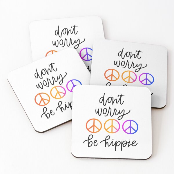 Item preview, Don’t worry be hippie designed and sold by Calli Harris.