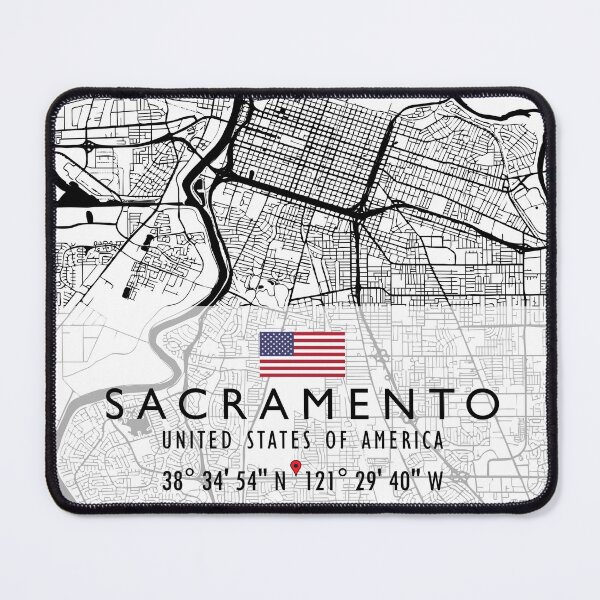 Item preview, SACRAMENTO MAP USA designed and sold by hatimelhag.