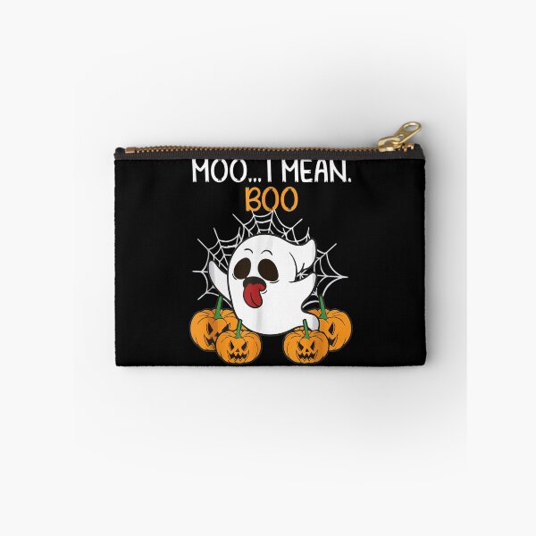 Item preview, Moo I Mean Boo Ghost Cow T-shirt Ghost Cow Halloween Farmer  designed and sold by CuthbertShop.