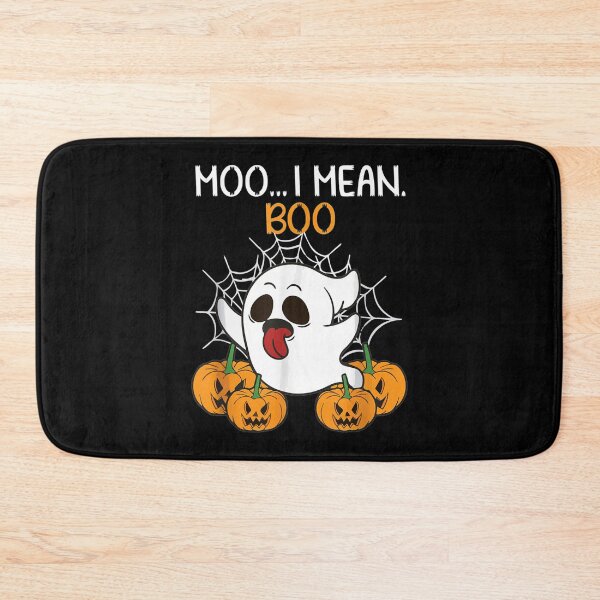 Item preview, Moo I Mean Boo Ghost Cow T-shirt Ghost Cow Halloween Farmer  designed and sold by CuthbertShop.