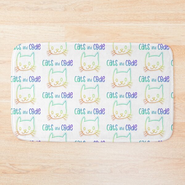 Item preview, Cats and Code Cute Programming Cat designed and sold by FoxCodeCreation.