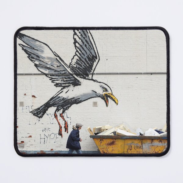 Aperçu de l'œuvre Banksy - Mouette bord de mer créée et vendue par Mister Whippy's World of Wonders.