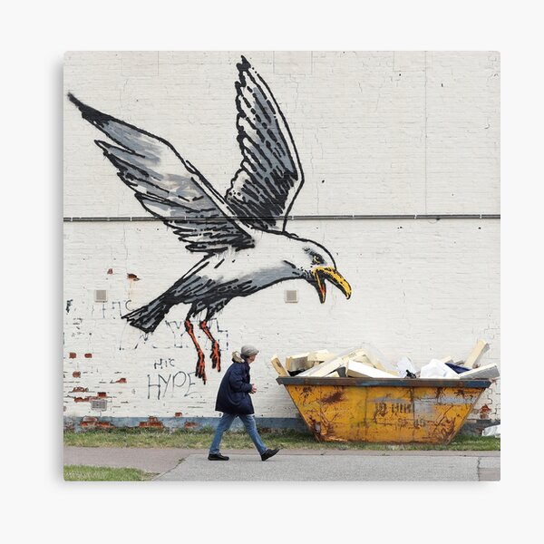 Banksy - Seaside Seagull Canvas Print