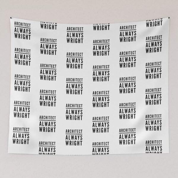 Item preview, Architects are always Wright or right? - Architect quotes designed and sold by SLGA-Designs.