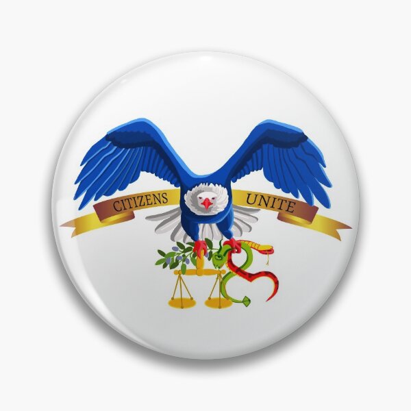 Item preview, USA Freedom Eagle w/Citizens Unite Banner Ending Coruption designed and sold by Jacqualyn Burnson.