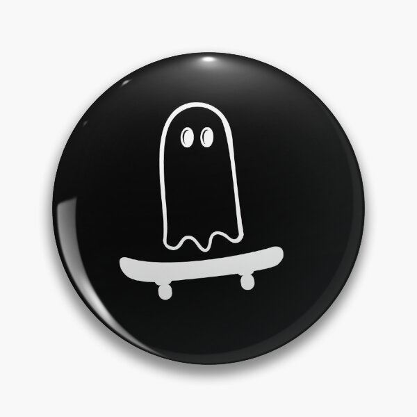 Item preview, Cute Ghost Skateboard Pocket to funny Skateboarder halloween designed and sold by Dream-bubble.