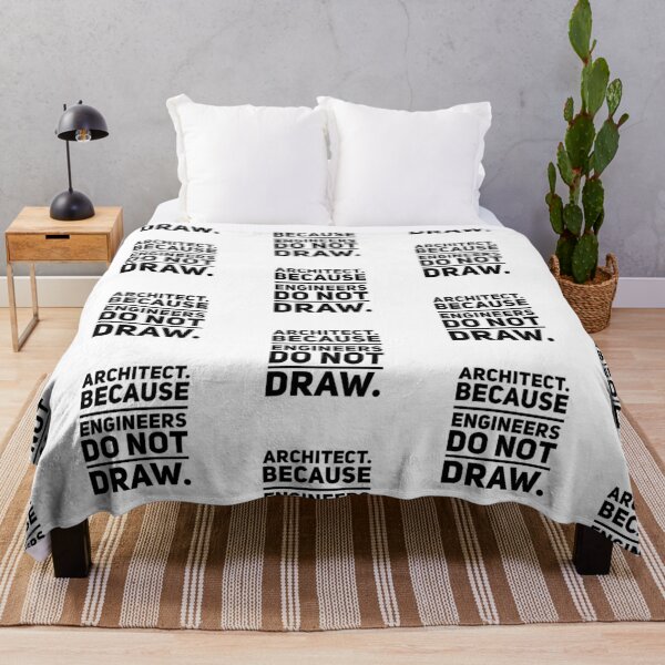 Item preview, I am an Architect because Engineers do not draw V2 - Architects vs Engineers designed and sold by SLGA-Designs.