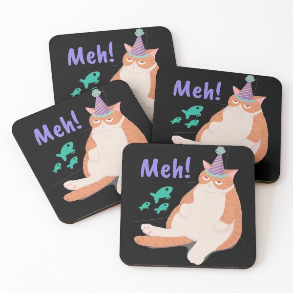 Item preview, Funny Meh Cat For Cat Lovers designed and sold by Studioapartment.