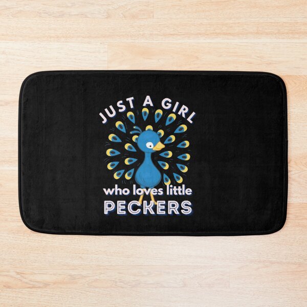 Item preview, Just A Girl Who Love Little Peckers, Very Funny Pun, Sarcastic Joke designed and sold by Sun Sand & Sea Art.
