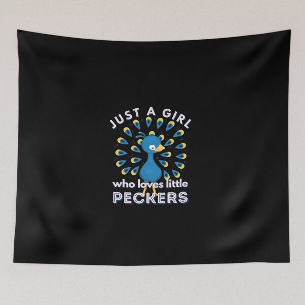 Item preview, Just A Girl Who Love Little Peckers, Very Funny Pun, Sarcastic Joke designed and sold by Sun Sand & Sea Art.