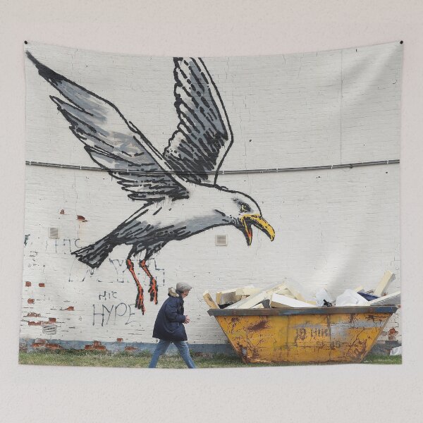Item preview, Banksy - Seaside Seagull designed and sold by Mister Whippy's World of Wonders.