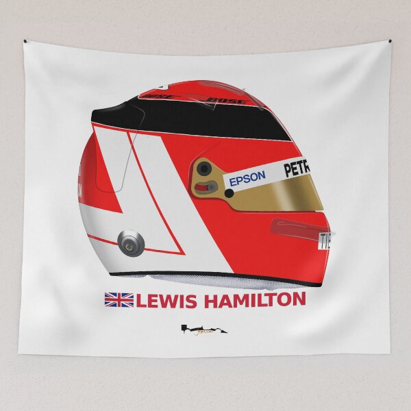 Item preview, Lewis Hamilton - 2019 Niki Lauda tribute ( NO MONSTER LOGO ) designed and sold by JageOwen.