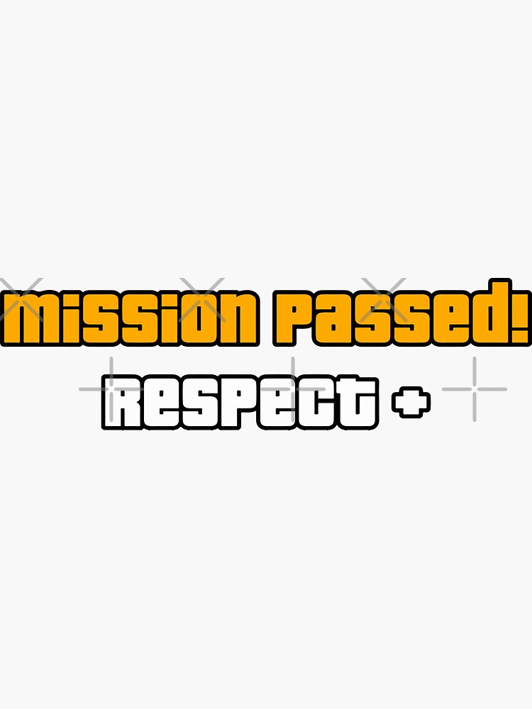 Mission passed respect png без фона