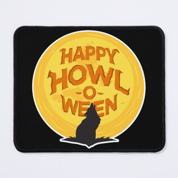 Item preview, Happy Howloween Wolf And Moon - Happy Halloween designed and sold by EyanShop.