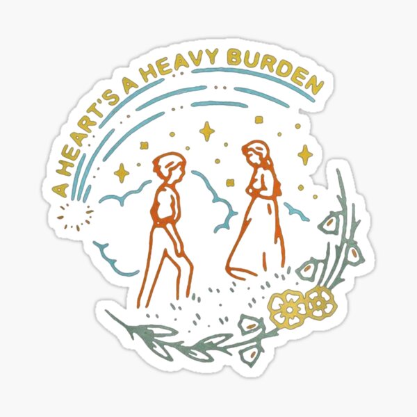 A HEARTS A HEAVY BURDEN Essential Sticker