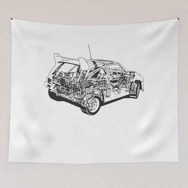 Item preview, Metro 6R4 Diagram Mens Rally Car Gift For Dad Birthday Car designed and sold by aCLArNSIo.