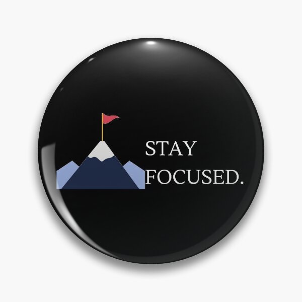 Item preview, Stay Focused - Black designed and sold by ActRightToday.