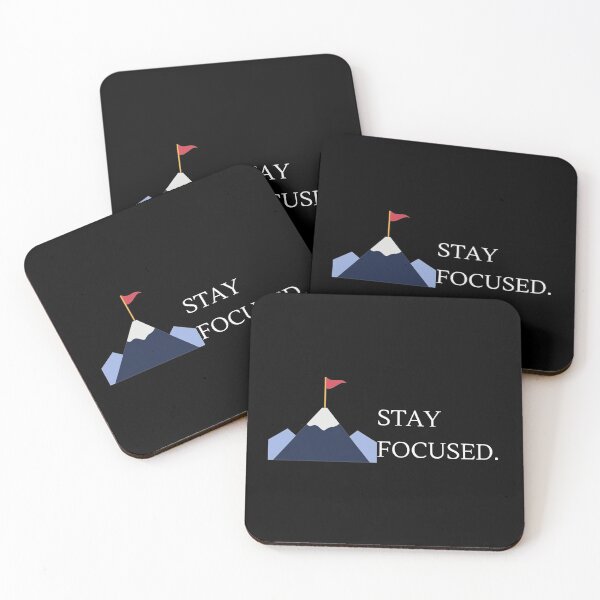 Item preview, Stay Focused - Black designed and sold by ActRightToday.