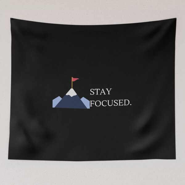 Item preview, Stay Focused - Black designed and sold by ActRightToday.