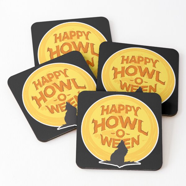 Item preview, Happy Howloween Wolf And Moon - Happy Halloween designed and sold by EyanShop.