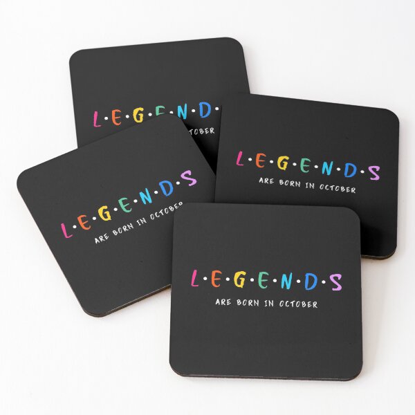Item preview, Legends are Born in October T-Shirt designed and sold by deepakrode7.