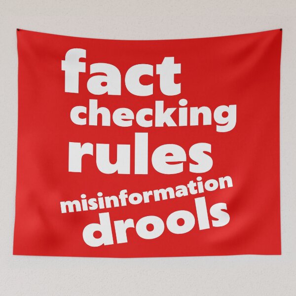 Item preview, Fact Checking Rules, Misinformation Drools designed and sold by acquiesce13.